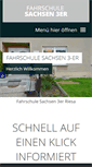 Mobile Screenshot of fahrschule-sachsen-3-er.de